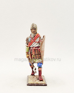 Миниатюра из олова Новгородский ратник XI-XII вв., 54 мм, Студия Большой полк (ИЛ0665.07.03.54) (ИЛ0665.07.03.54)