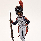 Миниатюра из олова Рядовой полка пеших гренадер Императорской гвардии, 1804-15 гг., Студия Большой полк