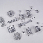 Фигурки из металла Артиллерия «Белых» №2 (5 фигур+пушка), 28 мм, АРЕС и STP-miniatures