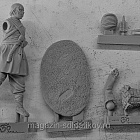 Сборная миниатюра из смолы Молодой ратник Владимирского ополчения, Россия 1812-14 гг., 54 мм, Chronos miniatures (CHM-54391) (CHM-54391)