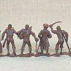 Солдатики из пластика Карибские пираты, набор из 8 фигур, 65 мм АРК моделc