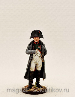 Миниатюра из олова Император Наполеон I Бонапарт. Франция, 1807-15 год, 54 мм, Студия Большой полк (ИЛ0441.12.03.54) (ИЛ0441.12.03.54)