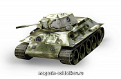 Сборная модель из картона. Серия: Бронетехника. М: 1/35. Танк Т-34 обр.1941 г. (белый) Умбум - фото