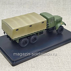 КрАЗ - 255Б с тентом зелёный, 1/72 (Q208-133) (Q208-133)