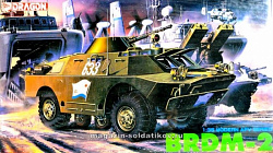 Сборная модель из пластика Д Боевая машина BRDM-2l (1/35) Dragon