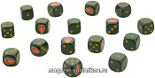 Tropic Lightning Dice set (15мм) Flames of War - фото