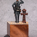 Сборная фигура из смолы SM 3008 Лейтенатн пехоты Вермахта. 1939-1941, 1:35, SOGA miniatures