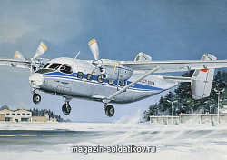 Сборная модель из пластика Самолет Ан-28 (1/144) Восточный экспресс (ЕЕ14435) (ЕЕ14435)