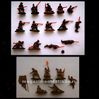 Солдатики из пластика Confederates Skirmishing(1/72) Strelets (158) (158)