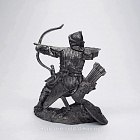 Миниатюра из олова Монгольский лучник, XIV в. 54 мм, Солдатики Публия
