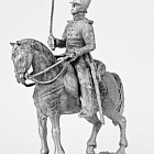 Миниатюра из олова К29 РТ Обер-офицер драгунского полка, 1812-14 гг, 54 мм, Ратник