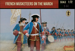 Солдатики из пластика French Musketeers on the March, (1/72) Strelets (233) (233)