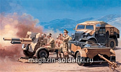 Сборная модель из пластика ИТ Трактор Morris Quad и 25-ти фунтовое орудие(1/72) Italeri - фото
