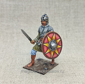 Миниатюра из олова Солдат восточно-римской империи, V век, 54 мм, Студия Большой полк - фото