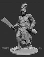 Сборная миниатюра из смолы Кок, 54 мм, Chronos miniatures - фото