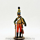 Миниатюра из олова Вахмистр 4го гусарского полка Гессен-Гамбурга.1805-15 гг. 54 мм,Студия Большой полк (ИЛ0377.12.03.54) (ИЛ0377.12.03.54)