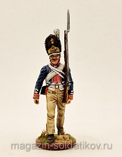 Миниатюра из олова Генадер 45-го пехотного полка Цвайфеля. Пруссия 1806 г, Студия Большой полк - фото