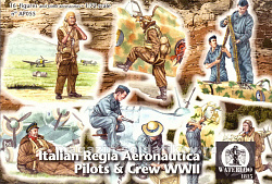 Солдатики из пластика АР 055 World War II Royal Italian Air Force Pilots and Crew (1:72), Waterloo