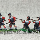 Солдатики из пластика в росписи Шотландская пехота, 1815 год - набор 8 шт., Airfix (Q566-044) (Q566-044)