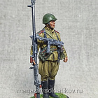 Наводчик ПТРД младший сержант пехоты РККА, 1943-45 гг, Красный фронт, 54 мм (КФ-010) (КФ-010)