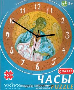 Сборная пазл-игрушка Часы «Кремль» (с часовым мех.). Умбум (126 13/1) (126 13/1)