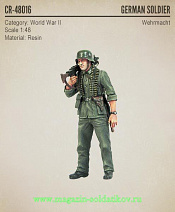 CR 48016 Немецкий солдат, Вторая мировая война 1:48, Corsar Rex