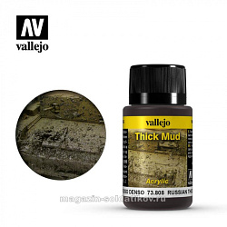 Weathering effects, Густая грязь, Россия Vallejo (73808) (73808)