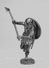 Миниатюра из металла 5008 СП Викинг с двуручным топором, 54 мм, Солдатики Публия - фото