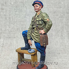 Офицер Госбезопасности НКВД СССР, 1939-42 гг. СССР, 54мм, Красный фронт, 54 мм (КФ-013) (КФ-013)