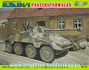 Сборная модель из пластика Д Бронемашина Sd.Kfz.234/4 (1/35) Dragon - фото