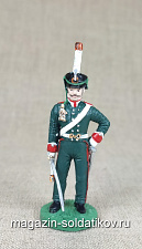 №140 - Унтер-офицер Лифляндского конно-егерского полка, 1812–1814 гг. - фото