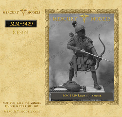Сборная фигура из смолы Roman archer, 54 mm. Mercury Models