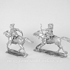 Сборные фигуры из металла Поместная конница, Россия XVII в. набор №2 (2 фигуры) 28 мм, Figures from Leon
