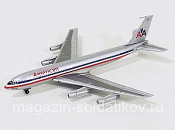 56431 Д Самолет в сборе "Американские авиалинии 707-123" (1:400), Dragon