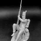 Сборная фигура из металла Рядовой №2 (лежачий) британских пехотныъ полков, 1812-15, 54мм, V.Danilov