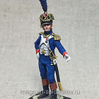 Миниатюра из олова Офицер гвардейской пехоты, Франция 1812 г., 54 мм (ИЛ2345.12.03.54) (ИЛ2345.12.03.54)