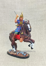 Кельтский воин на лошади - фото