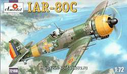 Сборная модель из пластика IAR-80C Румынский истребитель Amodel (1/72) (72168) (72168)