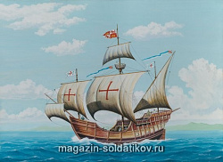 Сборная модель из пластика Корабль Колумба «Санта Мария» 1:150 Моделист