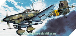 Сборная модель из пластика Самолёт JU-87G Stuka ''Tank Buster" (1:72) Академия