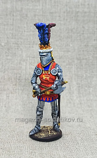 Английский рыцарь с секирой, 54 мм, Студия Большой полк - фото