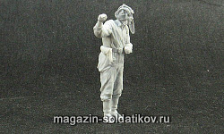 Сборная миниатюра из смолы Советский танкист-самоходчик. Лето 1939-45. Одна фигура. 1/35 Tank (Т 35125) (Т 35125)