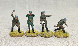 Q530-042 Немецкая пехота 1/72 (набор 4 шт.) (Q530-042н4шт) (Q530-042н4шт)