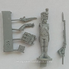 Сборная миниатюра из смолы Гренадёр, стреляющий, 28 мм, Аванпост