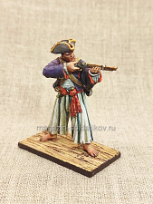 Пират в треуголке, 54 мм, Студия Большой полк - фото