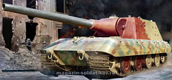 Сборная модель из пластика Танк САУ Stug E-100 1:35 Трумпетер (09542) (09542)