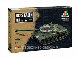Сборная модель из пластика ИТ Js-2 Josif Stalin Military 1945 (1/56) Italeri (25764) (25764)
