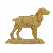 Солдатики из пластика Собака Спрингер-спаниель, бежевый, Воины и битвы - фото