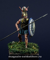 Сборная фигура из смолы Etruscan warrior V BC, 54 mm. Mercury Models - фото