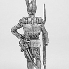 Миниатюра из олова Гвардейский сапер, Франция, 1809-15 гг 54 мм EK Castings